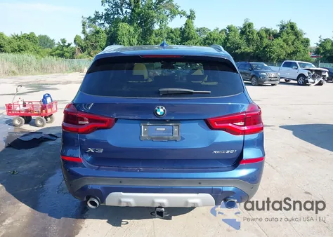 2021 BMW X3 xDrive30I из США, поврежденный, VIN 5UXTY5C01M9E76680